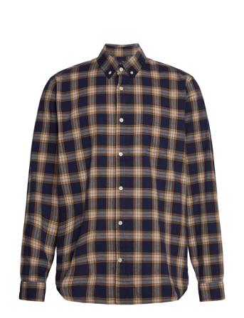 V-Ls Slim Stretch Poplin Skjorta Casual Blå GAP