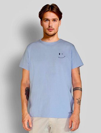 Clean Cut Copenhagen Patrick Organic Tee - Blue - M