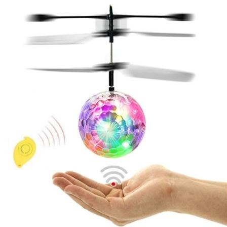 Voksne Børn Blinkende Mini Drone Legetøj Børn Farverig Skinende LED RC Flyvende Krystal Kugle