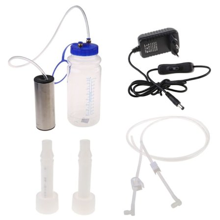 Geitemelkermaskin elektrisk bærbar ku sauer melkemaskinsett manuell pumpe