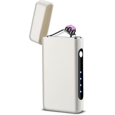 Elektrisk tändare USB-uppladdningsbar bågtändare plasma tändare vindtät dubbel båge flamlös tändare uppladdningsbar tändare