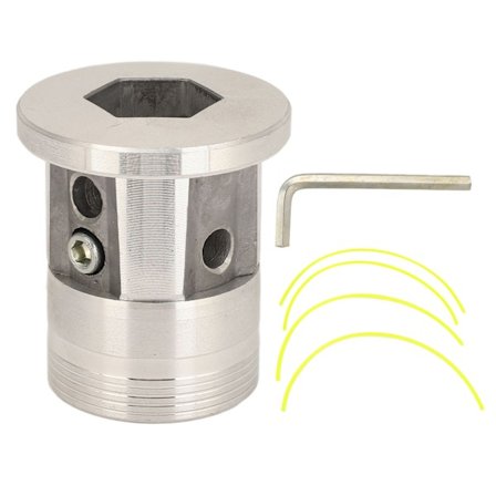 Universal Aluminium Trimmerhoved Udskiftning Cylinder Type Græsslåmaskine Ukrudtshoved til Landbrug Havearbejde