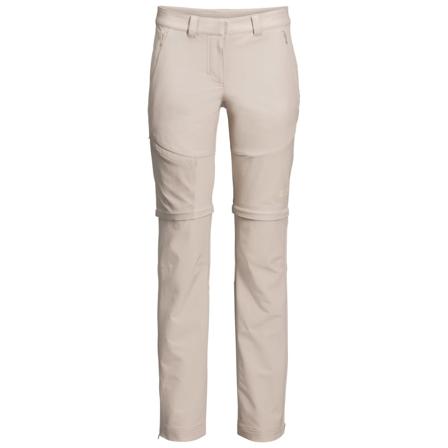 Jack Wolfskin Women's Activate Zip Away Pants Women hiking trousers Beige 46