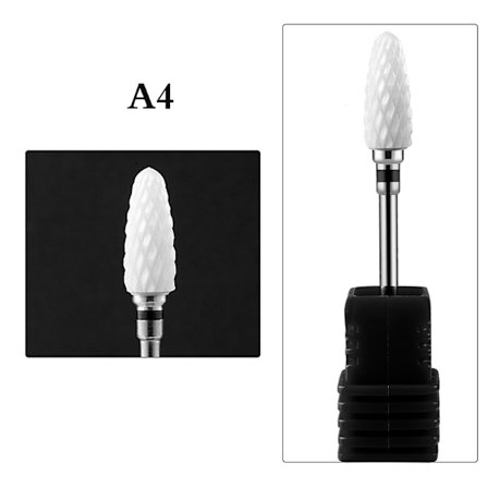 1 STK keramisk wolfram neglebor fil til elektrisk manicure