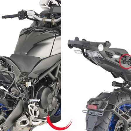 Boční Nosič Kufrů Givi PLXR Rapid Release Monokey - Yamaha NIKEN 2019-2022