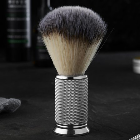 Brocha de afeitar de aluminio para hombres - Brochas de afeitar