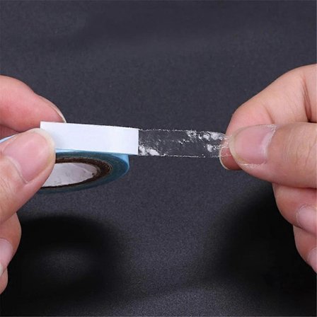 Hårtejp för löshår, dubbelsidig tejp för peruker med spetsfront, 0-3 cm bredd, självhäftande tejp - Perfekt