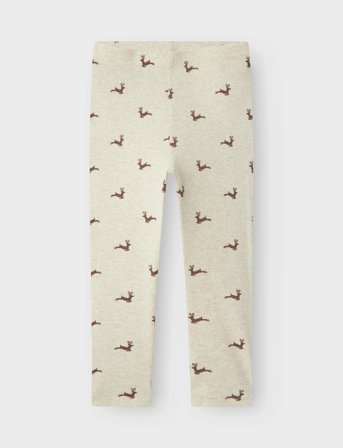 name it Nmnroko Xsl Legging Box - Cream - 98