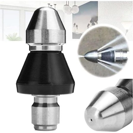 Rengöringsverktyg för avlopp Högtrycksmunstycke, avloppsspiraler, verktyg för muddring och rengöring av avloppsrör för att rensa rör