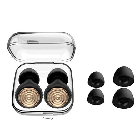 Brusreducerande Öronproppar Vågdesign S2 - Huvudrosa Elektropläterad Rosa - Standardutgåva för Tyst Sömn