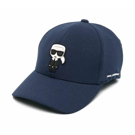 Karl Lagerfeld, Caps Blauw, Heren, Maat:ONE Size,Katoen