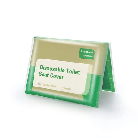 100 kertakäyttöistä WC-istuinta | Biohajoavat paperiset WC-istuimet | WC-istuinsuojat | Yksittäispakattu