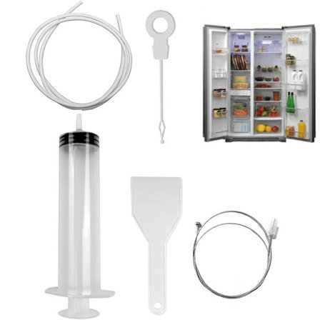 Køleskab Afløbshul Tilstopningsfjernelsessæt Unblocker Rengøring