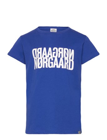 Mads Nørgaard Single Organic Tuvina Tee - Blue - 6