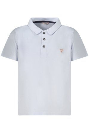 Guess Jeans Polo Maniche Corte Bambino Azzurro