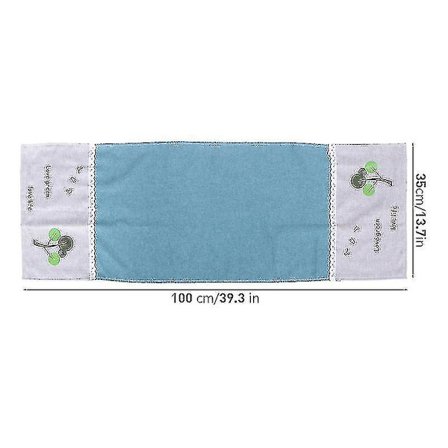 1 st dammduk i tyg för mikrovågsugn, kylskåp, tvättmaskin (himmelsblå)