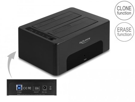 Delock HDD / SSD docking station - SATA 6Gb/s - USB 3.0