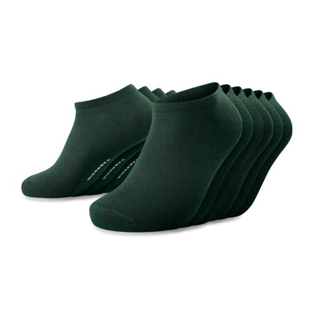 FreeFeel | Confezione da 6 calzini alla caviglia in bambù verde oliva for Men