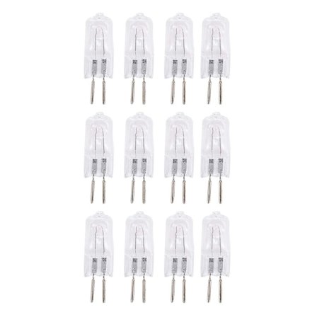 12 st 220V 35W G5, 3-stifts strömförsörjning Dubbel Halogenlampa Varmvit