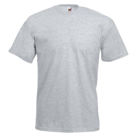 Fruit Of The Loom Mens Valueweight Kortärmad T-shirt M Heath