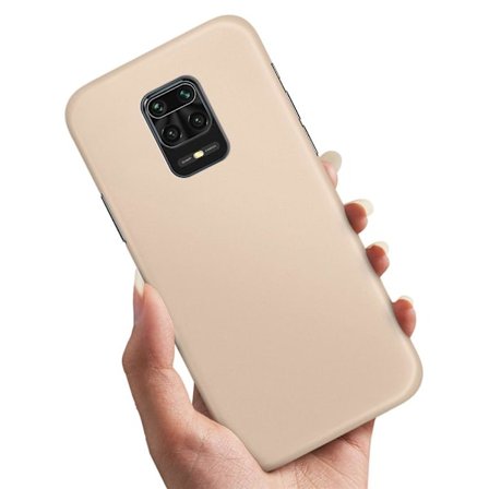Xiaomi Redmi Note 9 Pro - Skal/Mobilskal Beige