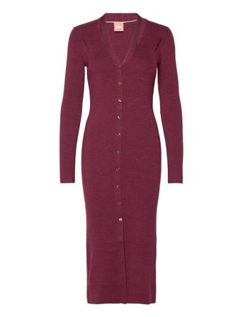 Facene Dresses Knitted Dresses Lilla BOSS*Betinget Tilbud