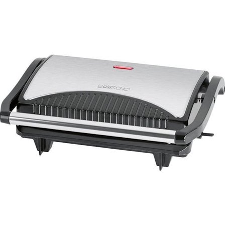 Grill med kontakt Clatronic MG 3519 svart, rostfritt stål