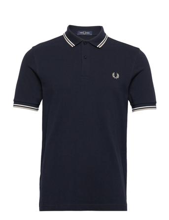 Twin Tipped Fp Shirt Blue Fred Perry