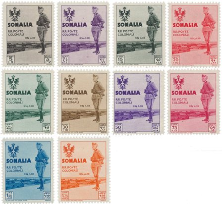 Italien 1935 - Sassone 199-208 - Postfrisk