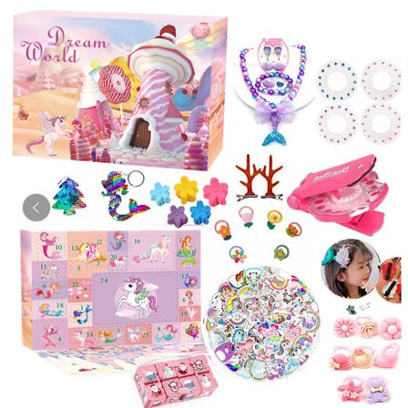 Shining Diamond Bling Hair Blinger Advent Calendar Xmas Make Up