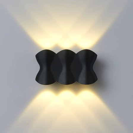 IC Vägglampa Utomhus, 6W Vattentät Vägglampa Varmvit 3000K