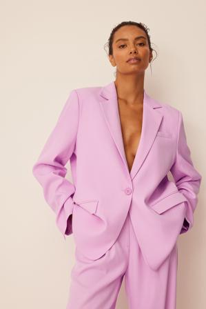 Romee Strijd x NA-KD Blazer surdimensionné - Sets - Rose - EU 38