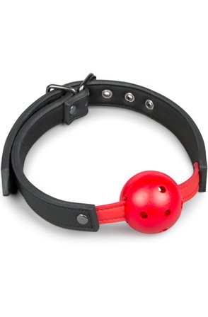 Easytoys Ballknebel mit PVC-Ball Rot