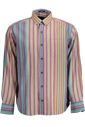 Gant Camicia Maniche Lunghe Uomo Azzurro