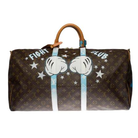 Louis Vuitton Vintage, Pre-owned Canvas louis-vuitton-bags Bruin, Dames, Maat:ONE Size