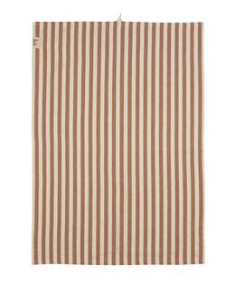 Keittiöpyyhe raidallinen Svea Aprikoosi