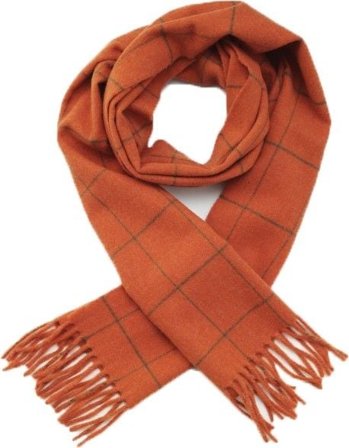Laksen Woodland Scarf Orange Green