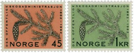 Norge - AFA 483-484 - Postfrisk