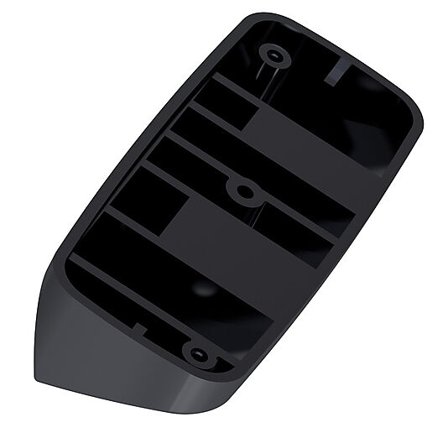 KOMFYRVAKT VEGGBRAKETT MED FAST VINKEL, SORT