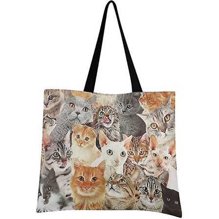 Naisten Canvas-Olkalaukku Sisätaskulla Käsilaukku