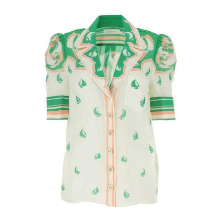 Zimmermann, Casual Shirts Zielony, Kobieta, Rozmiar: S