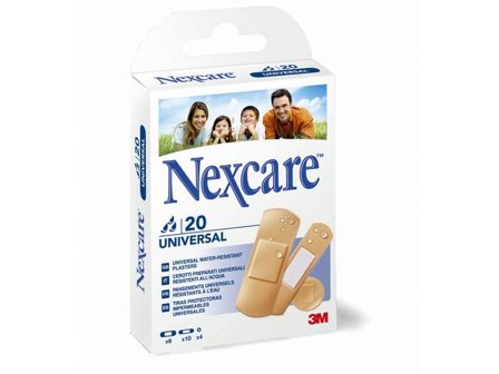 Nexcare Plåster Universal 3 strl 20/fp - Lyreco - Skyddsutrustning - Första Hjälpen - Plåster