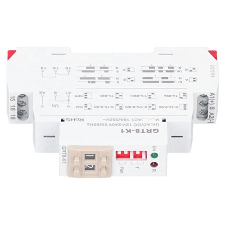 Aikarele 4 Viivetilaa Digitaaliset elektroniset komponentit GRT8-K1 AC/DC 12V-240V 50/60HZ
