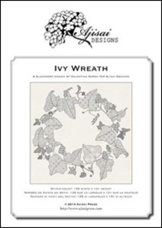Ivy Wreath. A blackwork design Valentina Sardu