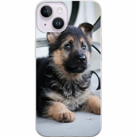 Apple Iphone 14 Plus Genomskinligt Skal Schäfer Puppy