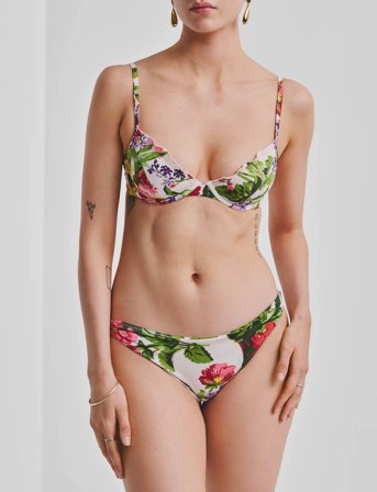 by Ti Mo Bikini Top - Multi/patterned - S