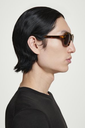 COS Square-Frame Aviator Sunglasses in Brown - Men