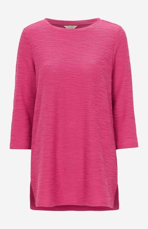 Cellbes of Sweden - Trikåtunika med struktur - cerise - för damer - 34/36
