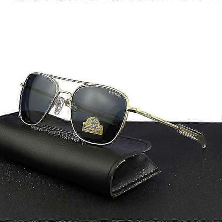 Top Army Randolph Re Solglasögon Glas Män Designer Solglasögon Körning