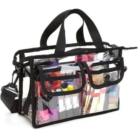 Transparent taske, PVC toilettaske til rejser, Transparent makeup taske Etui mænd/kvinder